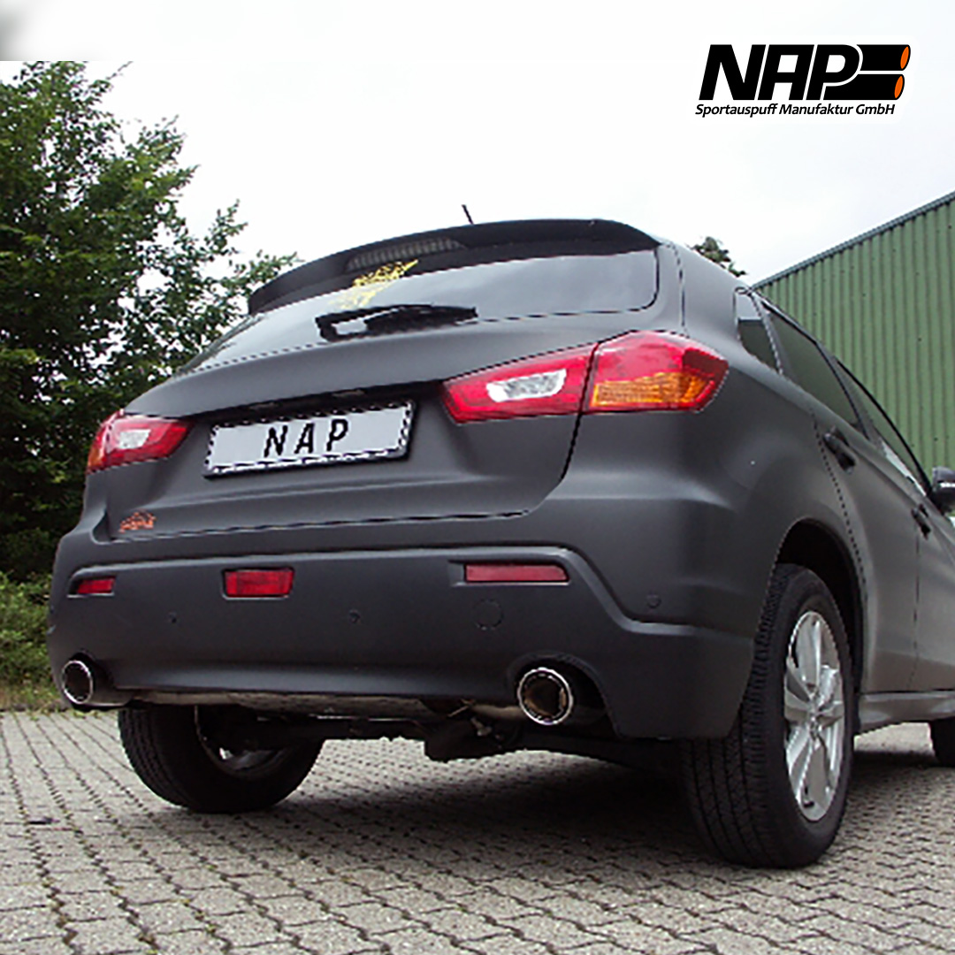 NAP Sport exhaust Mitsubishi ASX Stainless steel Duplex